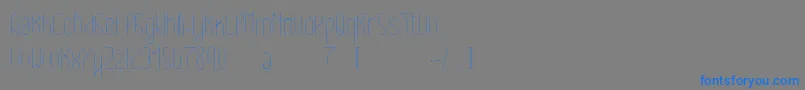 Eclipticlight Font – Blue Fonts on Gray Background