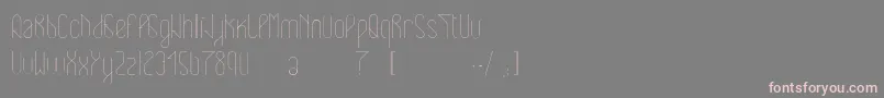 Eclipticlight Font – Pink Fonts on Gray Background
