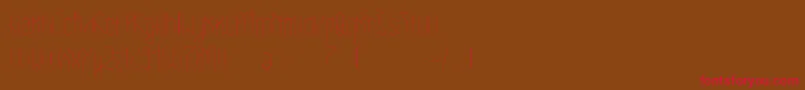 Eclipticlight Font – Red Fonts on Brown Background