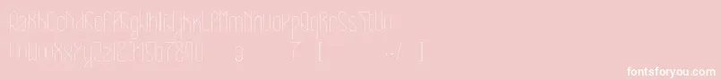 Eclipticlight Font – White Fonts on Pink Background