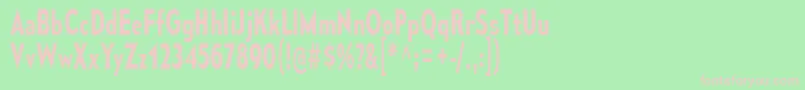 MesmerizeCdSb Font – Pink Fonts on Green Background