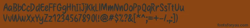 En savoir plus sur la police EtchasRegular Police EtchasRegular – polices noires sur fond brun