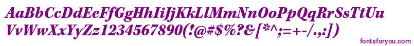 KeplerstdBlackscnitcapt Font – Purple Fonts on White Background