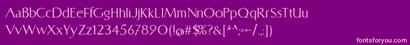 Catlinz1.8 Font – Pink Fonts on Purple Background