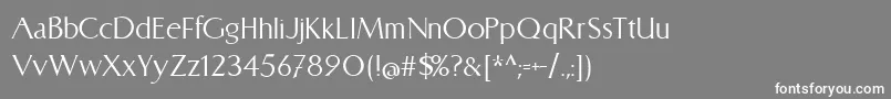 Catlinz1.8 Font – White Fonts on Gray Background