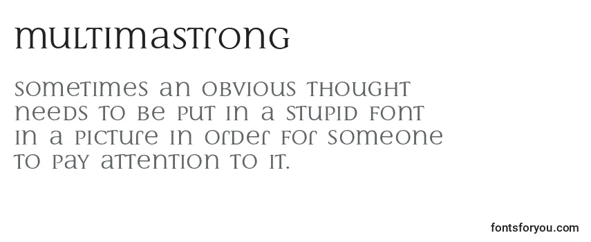 MultimaStrong Font