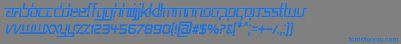 Подробнее о шрифте Rep5cni Шрифт Rep5cni – синие шрифты на сером фоне