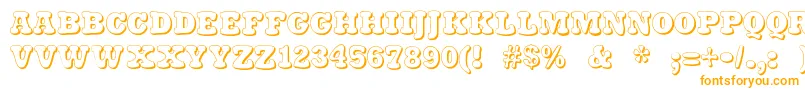 Stampylight Font – Orange Fonts on White Background