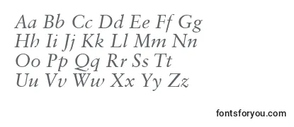 Review of the SabonItalicOldstyleFigures Font
