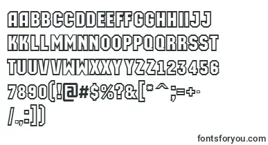 AMachinaortoclgBold font – vector Fonts