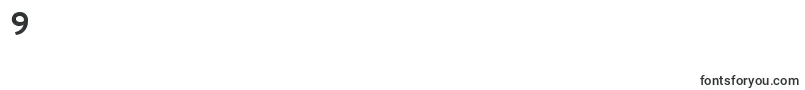 Ptm75f-Schriftart – Schriften für die Ziffer 9