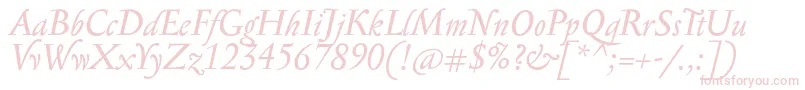 SerapioniitxnItalic Font – Pink Fonts