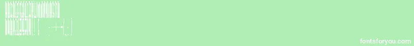 Metropolana Font – White Fonts on Green Background