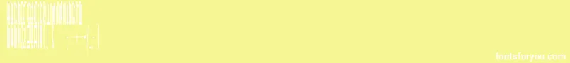 Metropolana Font – White Fonts on Yellow Background