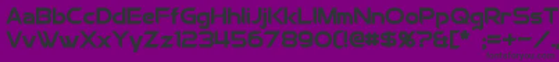 ChromiaBold Font – Black Fonts on Purple Background