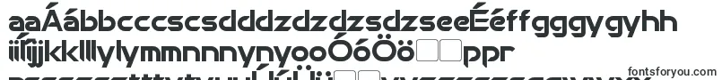 Шрифт ChromiaBold – венгерские шрифты