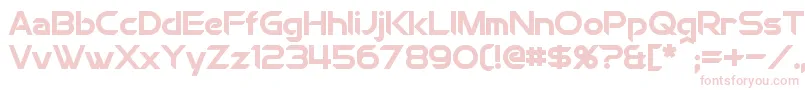ChromiaBold Font – Pink Fonts on White Background