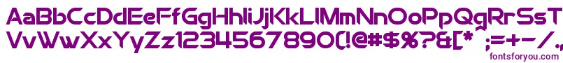 ChromiaBold Font – Purple Fonts on White Background