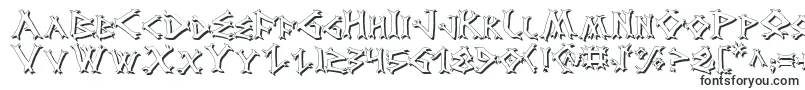 DragonOrderShadow-fontti – Itämaiset fontit