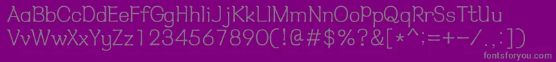fuente HyнѓЂмћђl – Fuentes Grises Sobre Fondo Morado