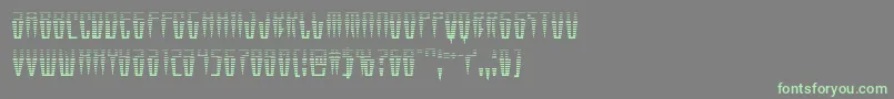 Czcionka Swordtoothgrad – zielone czcionki na szarym tle