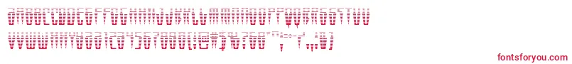 Swordtoothgrad Font – Red Fonts on White Background