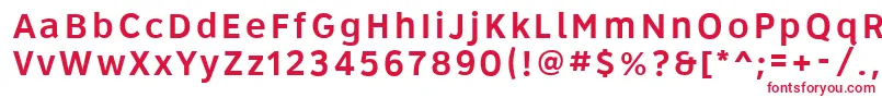 フォントRoadgeek2005Series5w – 赤い文字