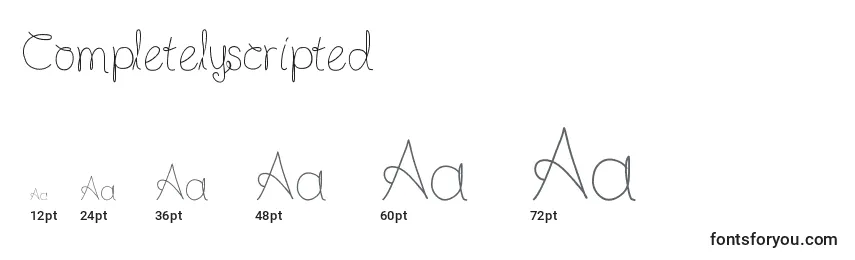 Completelyscripted Font Sizes