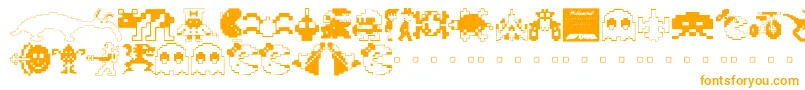 Arcade ffy Font – Orange Fonts