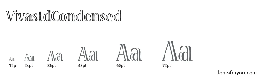 VivastdCondensed Font Sizes