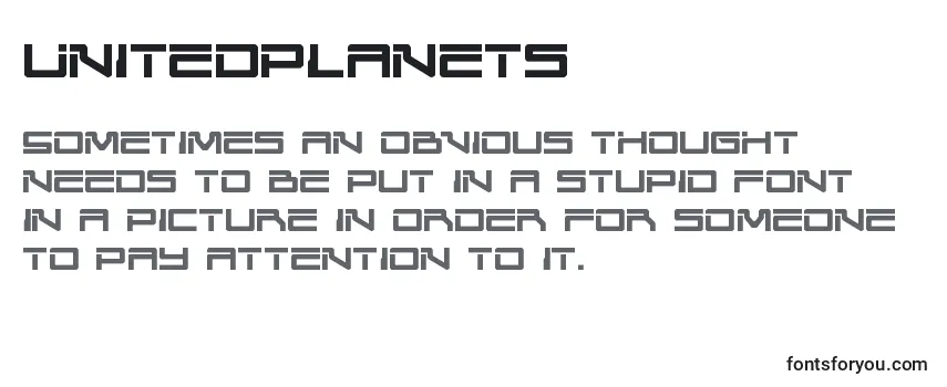 Unitedplanets Font
