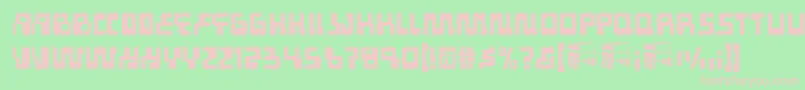 Tabletron Font – Pink Fonts on Green Background