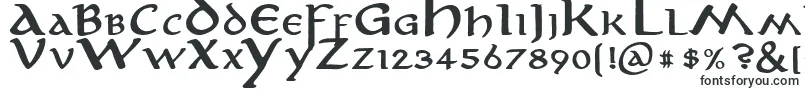 Шрифт Anirb – большие шрифты