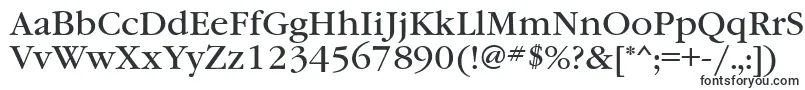 Garamondbookgtt-fontti – terävät fontit