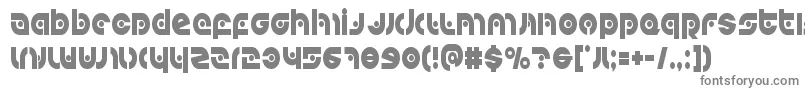Kovacsspotcond-Schriftart – Graue Schriften auf weißem Hintergrund