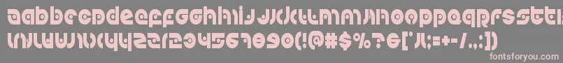 Kovacsspotcond Font – Pink Fonts on Gray Background