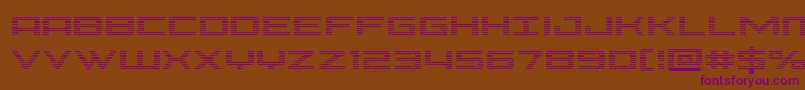 Шрифт Phoeniciagrad – фиолетовые шрифты на коричневом фоне