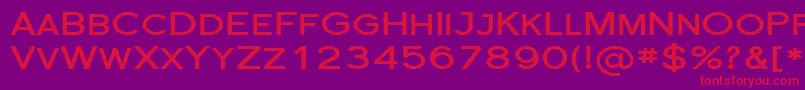 Florsn30 Font – Red Fonts on Purple Background