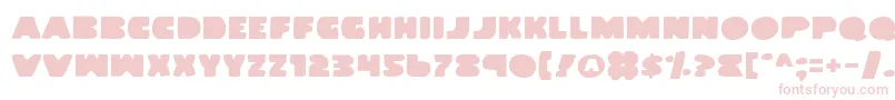 LandWhale Font – Pink Fonts on White Background