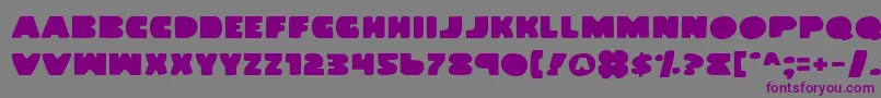 LandWhale Font – Purple Fonts on Gray Background