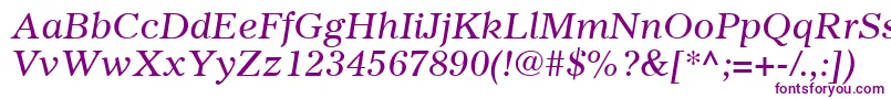 GazetteLtItalic Font – Purple Fonts