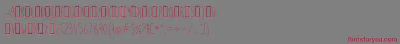 WhatFish Font – Red Fonts on Gray Background