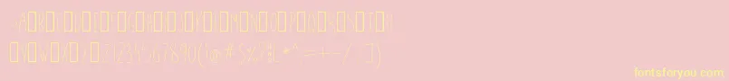 WhatFish Font – Yellow Fonts on Pink Background