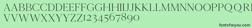 Cammrondemo Font – Black Fonts on Green Background