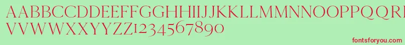 Cammrondemo Font – Red Fonts on Green Background