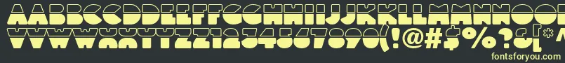 Linotypeblackwhite Font – Yellow Fonts on Black Background