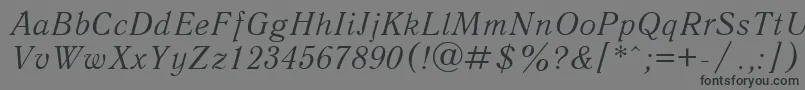 Saiba mais sobre a fonte Qnai Fonte Qnai – fontes pretas em um fundo cinza