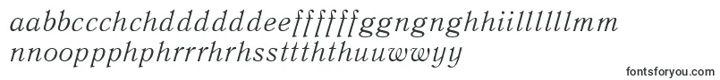 Шрифт Qnai – валлийские шрифты