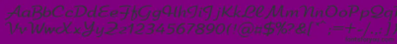 fuente Arbatdi – Fuentes Negras Sobre Fondo Morado