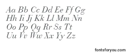 BodoniRecutSsiItalic Font
